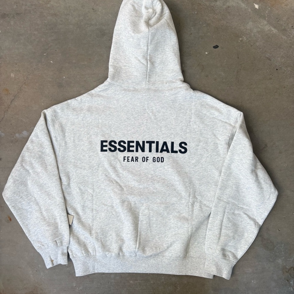 Fear of God Essentials light oatmeal Hoodie & sweatpants - Picture 6 of 8